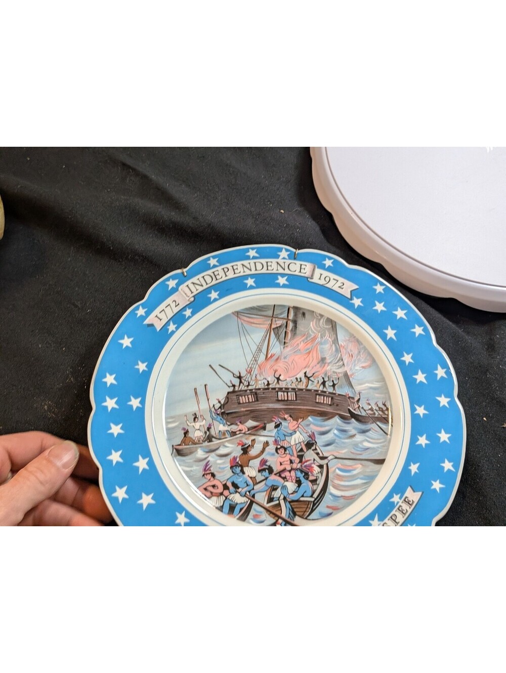 Haviland Limoges Burning of the Gaspee 1772-1972 Bicentennial Plate France